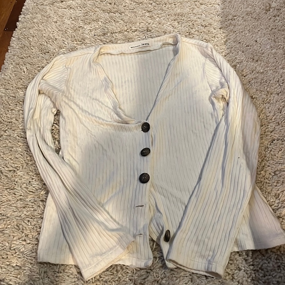 Reformation cardigan